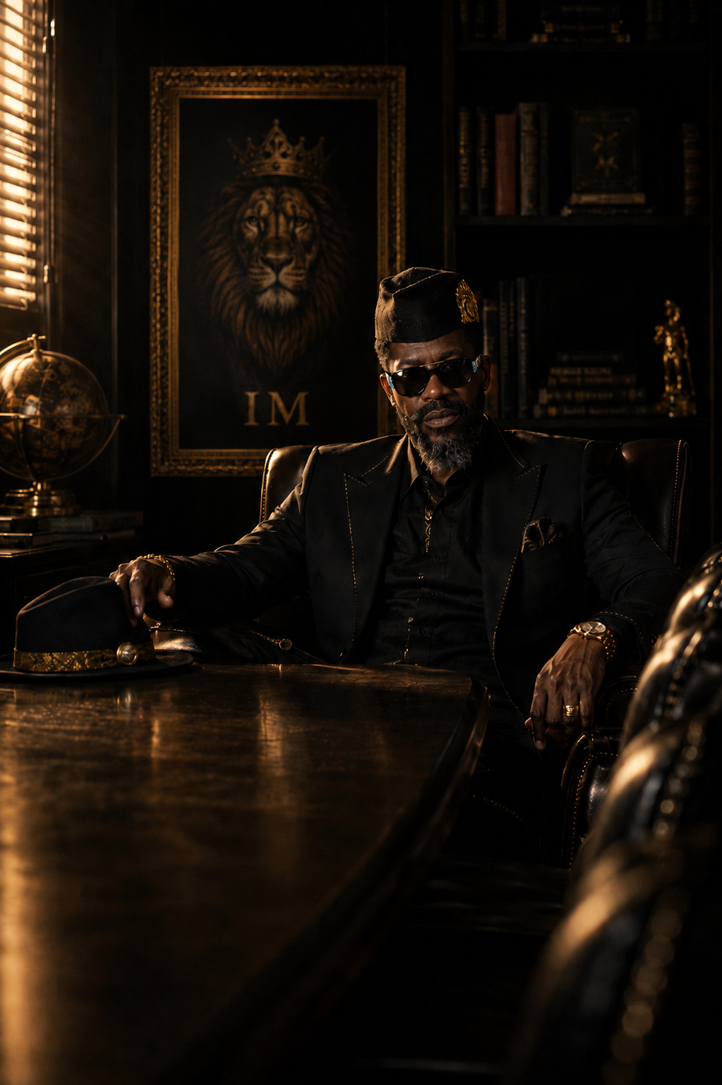 Ishmael Mohamed seated at the table